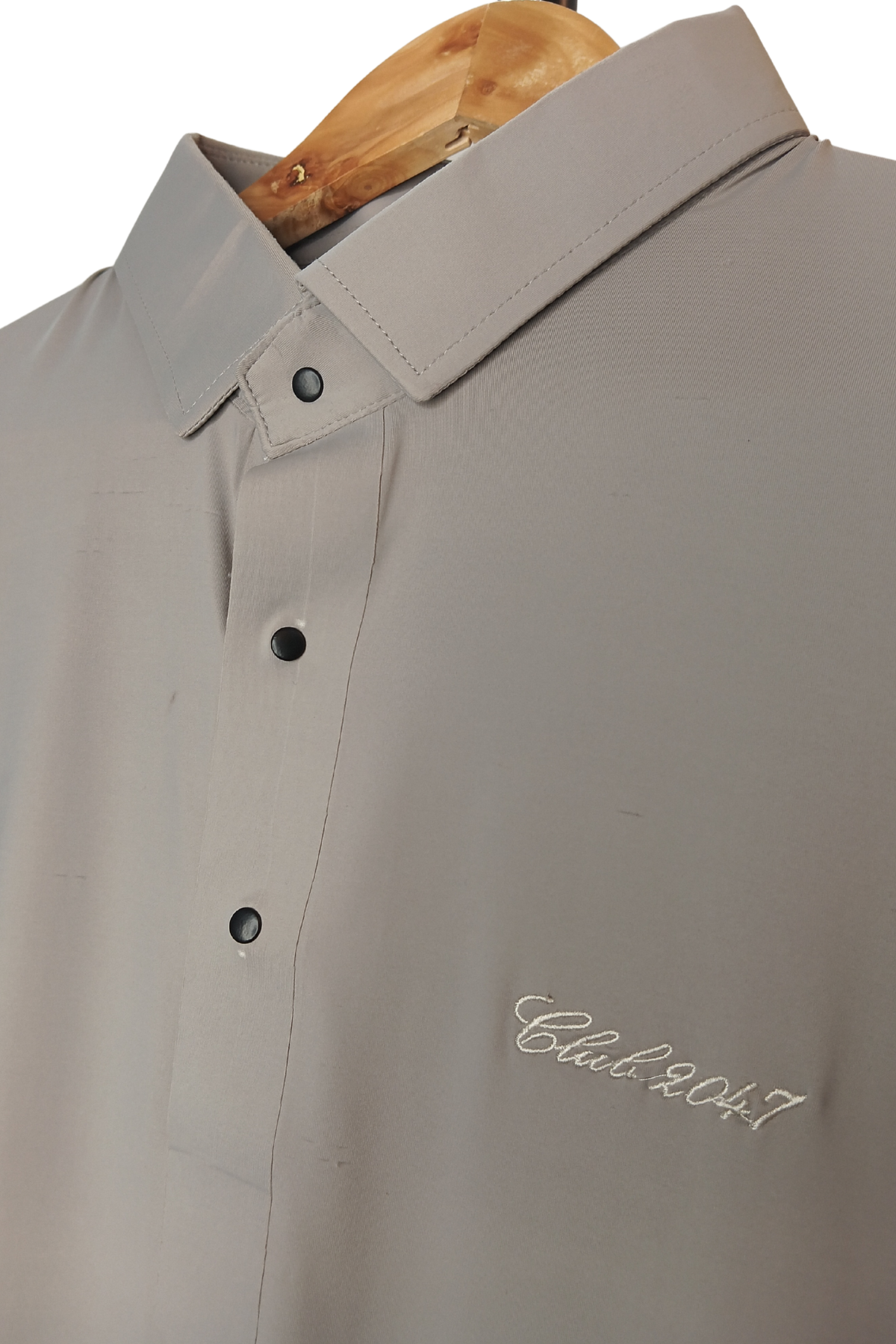 Detailed shot of the Vision Shirt Tee's advanced moisture-wicking and 4-way stretch material, ensuring comfort and durability.